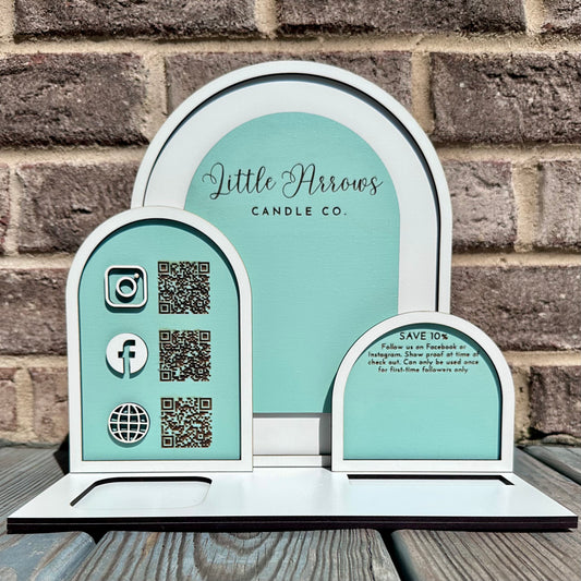 Triple Arch Market Sign