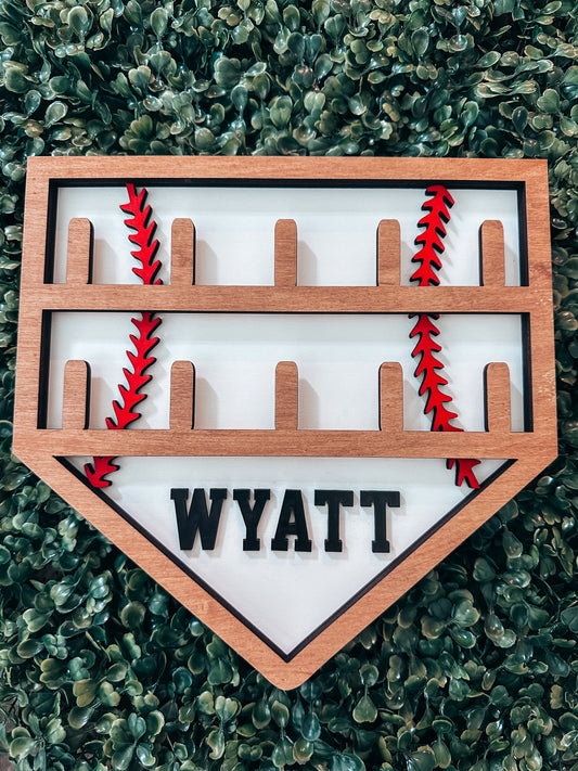 Personalized Baseball Team Ring Holder