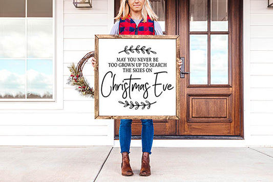 Christmas Eve Magic Framed Sign
